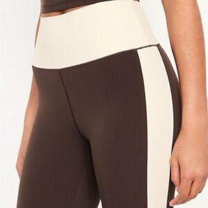 Old Navy Brown and Cream Leggings